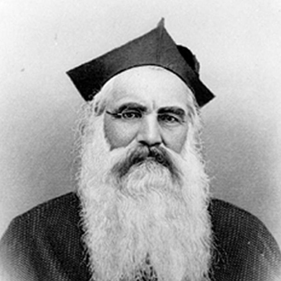 Portrait of Father Edward Sorin, founder of St. Edward's University