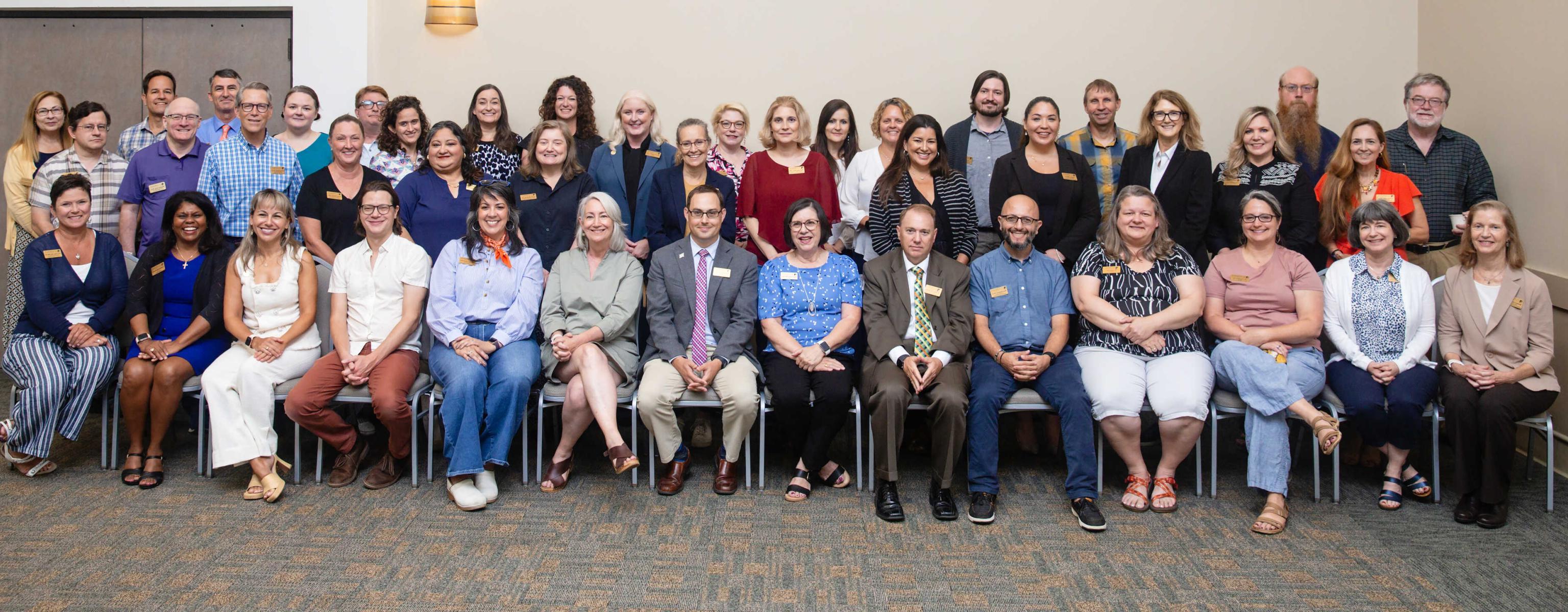 Photo of Academic Affairs team at 2024 leadership retreat 